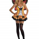Carnival Elf Fancy Dress Cosplay Halloween Outfit Butterfly Wing Sexy Princess Costume