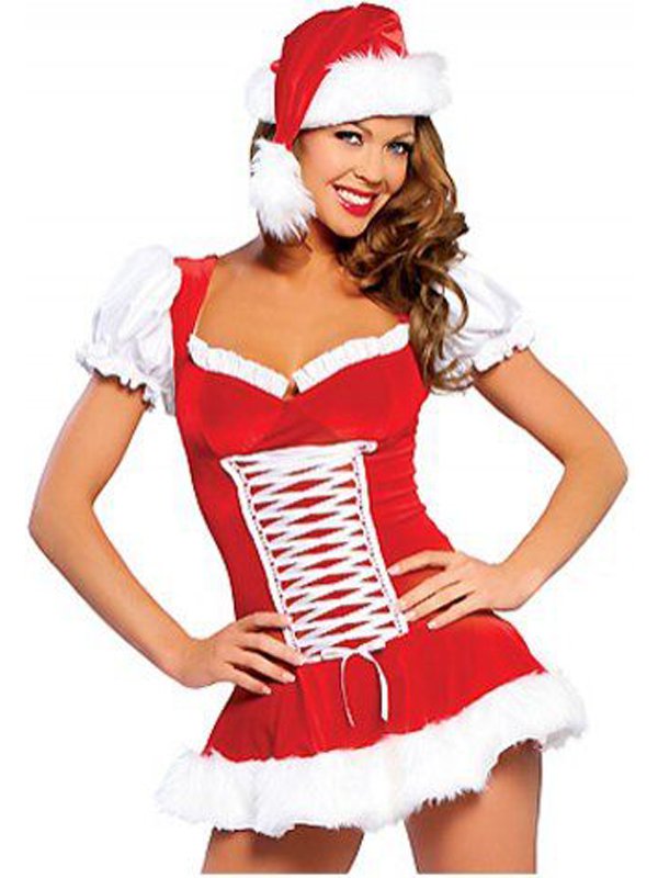 40% Saving Santa Gift Beautiful Fancy Dress Candy Girl Christmas Costume W204081