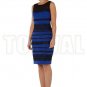 Plus Size 3XL Size Crew Neck Party Dresses Zipper Popular Lace Detail Bodycon Dress