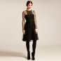 Retro Sheer Plus Size Dresses Spring Mesh Party Elegant Polka Dot Midi Dress