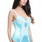 Satin Underwire Women's Hot Bustier With Lace S-XXL Size  W356013B