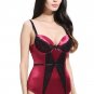 Red Corset Women Sexy Bustier With Lace S-XXL Size W356013C