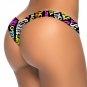 Hot Letter Pattern Print S-XL Size V Shape Bottom Women Swimming Trunks W3537D