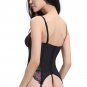 Black Sexy Women's Lingerie Hot Bustier With Lace S-XXL Size W356021