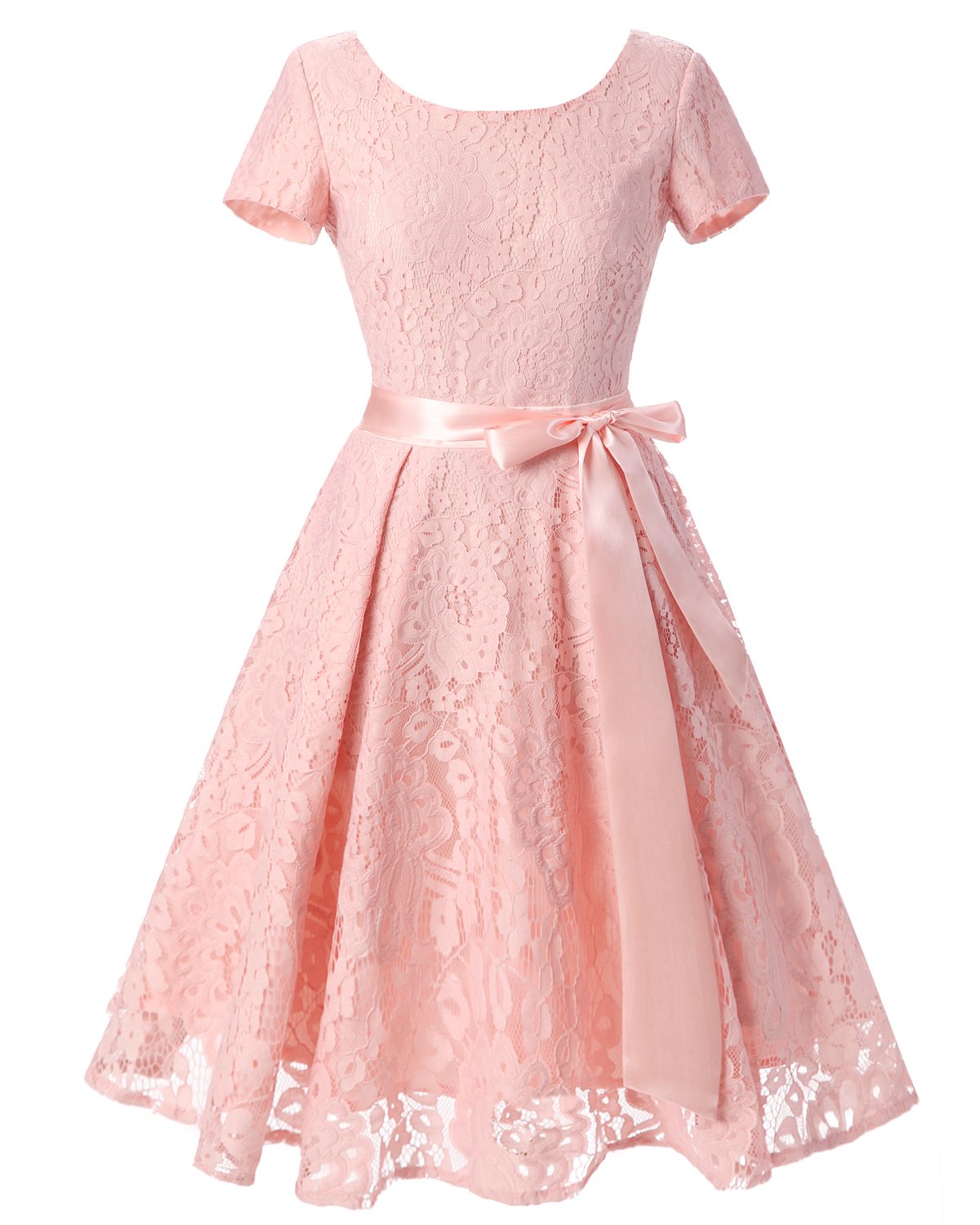 Women Pink Retro Skirt With A Girdle Plus Size XXL Vintage Dresses