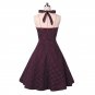 Polka Dot Plus Size XXL Retro Dress Women Spaghetti Strap 1960s Vintage Dresses