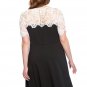 Plus Size XXXL Lace Details Woman Casual Dress W870806