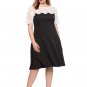 Plus Size XXXL Lace Details Woman Casual Dress W870806