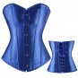 Plus Size Satin Corselet Valentine Waist Trainer Couple Lover Overbust Corset