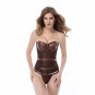 Hot S-2XL Rivet Steampunk Overbust Corset with G-strings