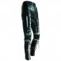 Gothic Women Hollow Out Lace Up Pant Punk Rock Fetish Faux Leather Leggings