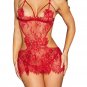 Valentine Day Lace Red Sexy Midnight Teddy Lingerie