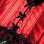 Women Sexy Burlesque Overbust Corset with Mini TuTu Skirt Fancy Dresses Costume