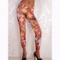 Digital Printing Cross Women Leggings Female Chic Casual Slimming Trousers M