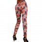 Multi Color Summer Mid Waist Women Leggings Floral Printing Slim Girls Pants