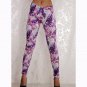 Digital Floral Print Slimming Trousers Women Leggings Transparent Sexy Pants