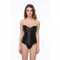 Black Oversize Corset Bustier Steampunk Tops Corselete Overbust Lingerie Shapewear