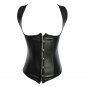 Plus Size 6XL Black Steampunk Women Burlesque Underbust Corset Cincher Vest Tops
