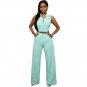 Solid Color Women Jumpsuit Summer Playsuit Sleeveless Bodycon Party Bodysuit Romper Trousers