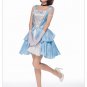 Classic Carnival Alice Costumes Nifty Fifties Fancy Dress Women's Poodle Skirt Fairy Tale Costume