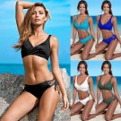 Brazilian Lift Wrap Bikini Top For Women Push-up Padded Swimwear Sport Beachwear