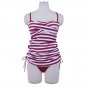 Women's Tankini Black Polka Dot Swimwear Spaghetti Strap Swimsuit Padded Bathing Suit