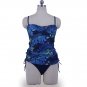 Women's Tankini Black Polka Dot Swimwear Spaghetti Strap Swimsuit Padded Bathing Suit