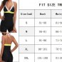 Solid Color Block Tankini Beachwear Halter Sport Bathing Suit Backless Swimwear with Boyshorts