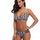 Brazilian Bikini Push-up Printing Biquinis Low Waist Bikini Set Cut Out Padded Beachwear