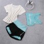 3pcs Summer Women Sport Wear Gymwear Cotton Fitness Crop-top Yoga Exercise Padded Bras