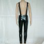 Faux Leather Overalls For Women Vinyl Jumpsuit Sexy Party PVC Bodysuit