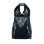 Plus Size XXL Lingerie Wetlook Chemise Negligee Erotic Night Dress with Arm Warmers