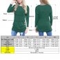 Women Autumn Blouses Casual Long Sleeve Shirts Solid Color Blusa Round Neck Fall Chemisier Bluse