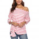 Women Blouses and Tops Fashion Striped Long Sleeve Bluse Autumn Sexy Blusa Cotton Casual Chemisier