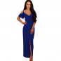 Cold Sleeve Streetwear High Split Long Dresses For Female Women Summer Party Dress