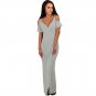 Cold Sleeve Streetwear High Split Long Dresses For Female Women Summer Party Dress