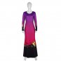 Long Sleeve Halloween Dresses Ankle Length Maxi Dresses Pumpkin Printed Cosplay Costume