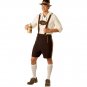 Germany Bavarian Beer Costume Men Hansel Oktoberfest Uniform Carnival Clothing with Suspenders