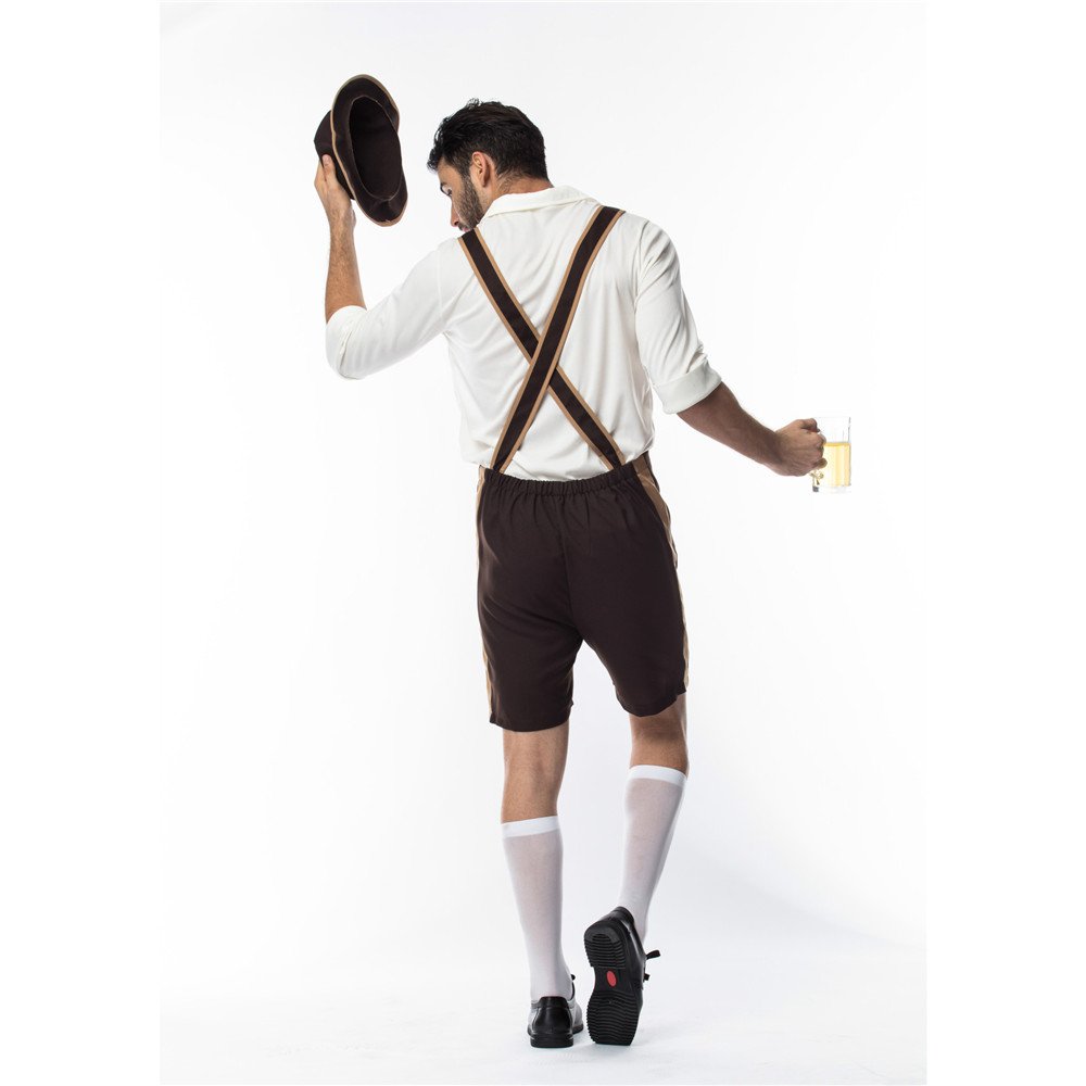 Hansel Oktoberfest Germany Bavarian Uniform Men Beer Costume Carnival