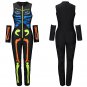2020 Skeleton Print Jumpsuits Carnival Fancy Dress Funny Melbourne Corpse Day Halloween Costume