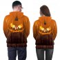 Halloween Lover Clothes for Couples Mounted Pumpkin Monster Lantern Hoodies Streetwear with Hat