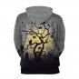 Halloween Horror Forest Print Tops Lover Clothes Couples Mounted Streetwear Pumpkin Hoodies