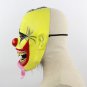 Horror Yellow Face Clown Mask Halloween Christmas Latex Mask Head Cover