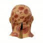 Latex Fire Burning Face Carrion Halloween Ghost Festival Headgear Terrorist Face Zombie Grimace Mask