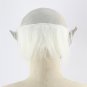 Halloween Horror Devil Mask White-browed Demon Vampire Haunted House Dress Up Props Latex Hood