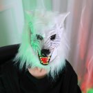 Scary Cosplay Full Head Party Wolf Headgear Halloween Devil Masquerade Mask Costume Accessories