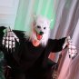 Brown Halloween Accessories Scary Cosplay Full Head Party Headgear Devil Wolf Masquerade Mask
