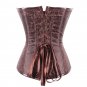 Steampunk Gothic Leather Corsets Sexy Corsages Corselet Steel Straitjacket Bodice Waste Trainer