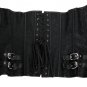 Steampunk Corset Overbust Gothic Clasp Black Brocade Bustiers Slim Waist Trainer Bustier Corselet