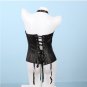 Sexy Leather Lingerie Cropped Open Cup Punk Rock Gothic Lingerie Tops Showgirl Costumes